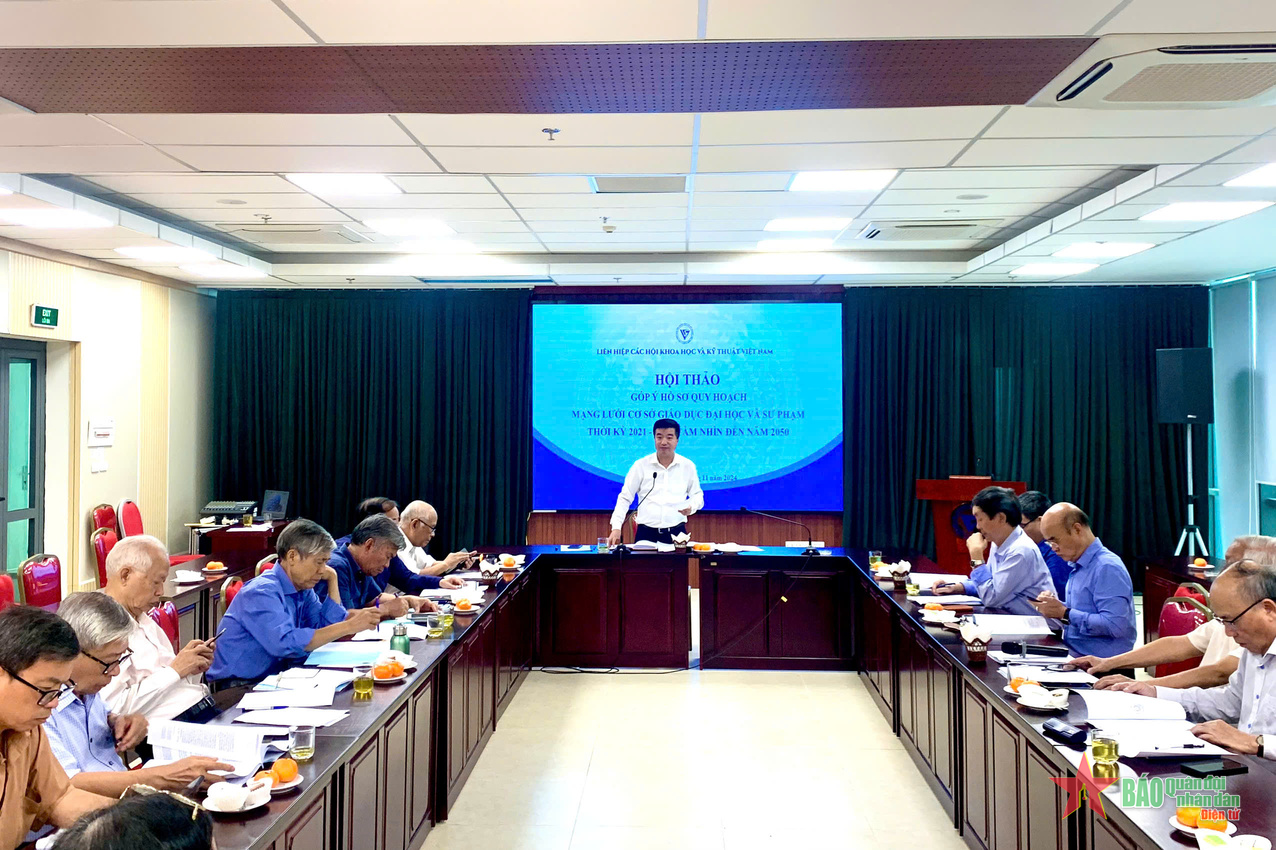 Hội thảo góp ý hồ sơ quy hoạch mạng lưới cơ sở giáo dục đại học và sư phạm thời kỳ 2021-2030, tầm nhìn đến năm 2050